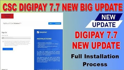 Digipay 7.7 New Update | Digipay 7.7 installation process | L0 Device Stilll Working ? #csc #cscvle