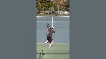 How to hit a Return Ace. I do it to others and he does it to me ha ha ha. #shorts #tennishacker