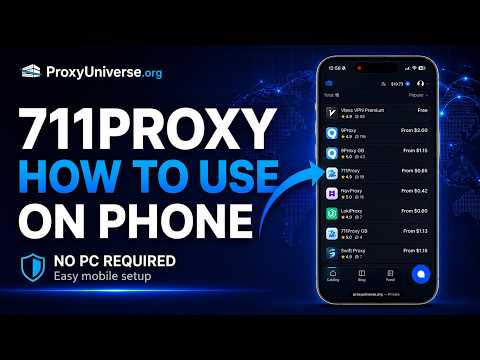 How to Use 711Proxy on Android Phone — SOCKS5 Setup (Best 9Proxy Alternative)