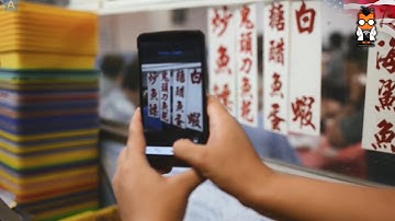 Using a Translation App to Read Menus in Taiwan