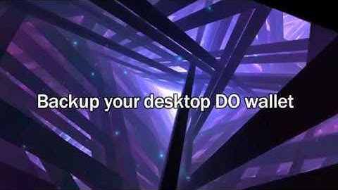 DeepOnion - Backup Your Wallet