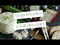 Trois recettes  lail des ours