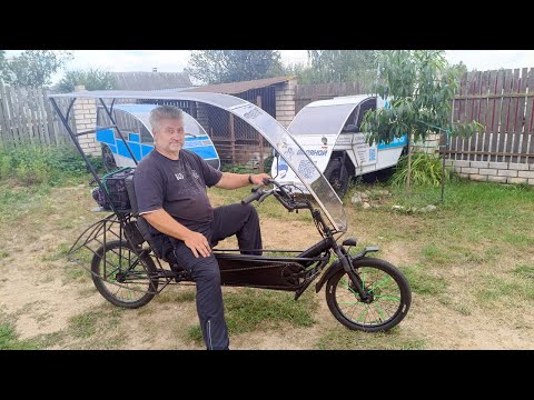 Belarusian seventh generation velomobile, road tests