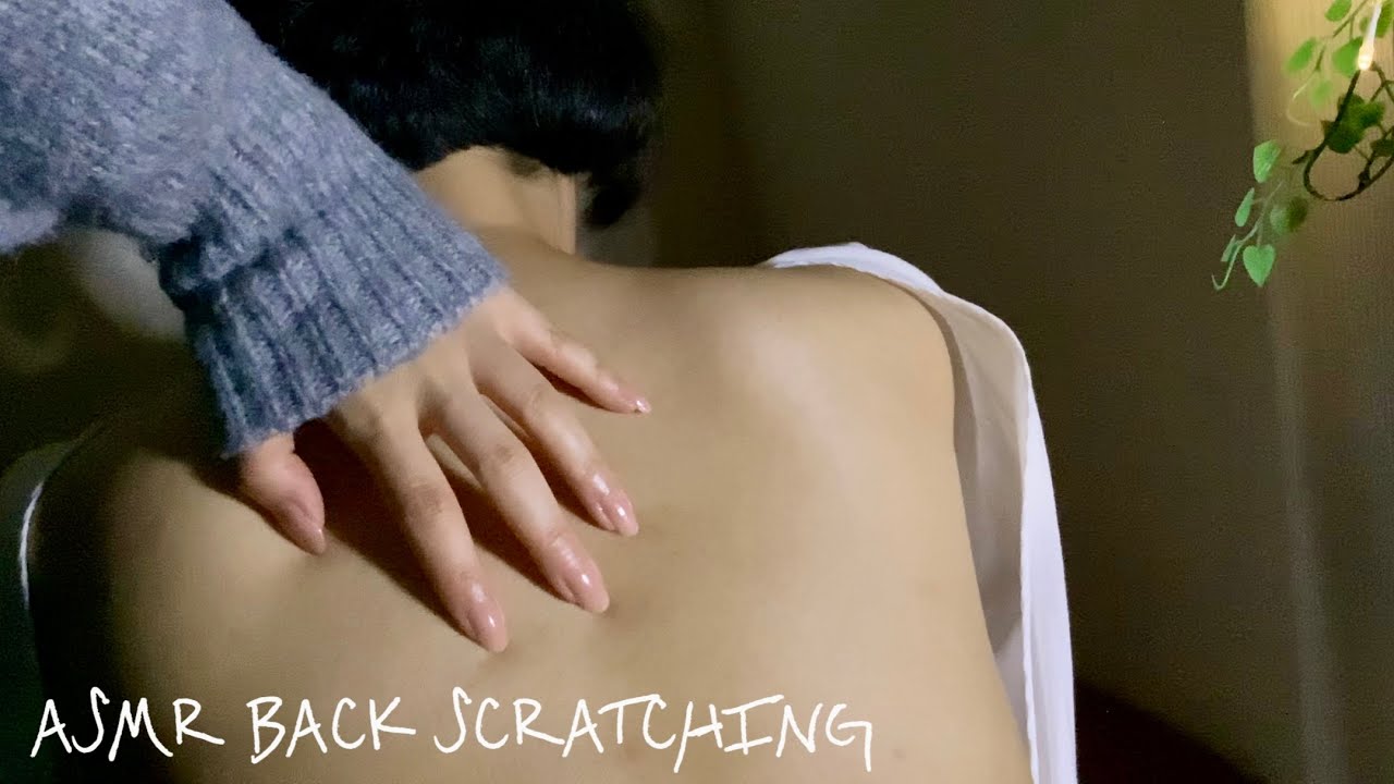 ASMR Back Scratch / Long Nails ~ no talking ~