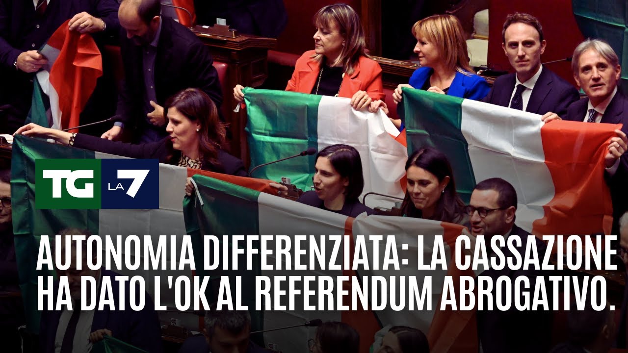 Autonomia differenziata: la Cassazione ha dato l'ok al referendum abrogativo.