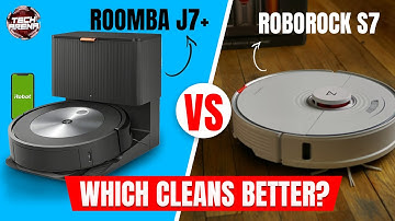 "iRobot Roomba j7+ vs. Roborock S7: Ultimate Robot Vacuum Comparison 2024 | Vacuum & Mop Combo"