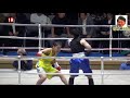一村更紗(堺東ミツキ) vs 荒瀬あかり(ヨシヤマ) 1R ボクシングミニマム級 20171224