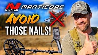 Wasting Time on Nails Minelab Manticore Settings to Skip the Junk!