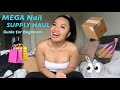 MEGA Nail Supply Haul - My First Video Ever