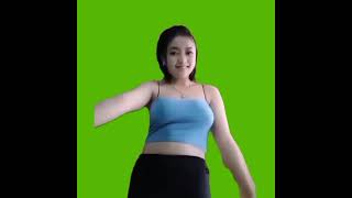 Mentahan Green Screen cewek cantik joget Tiktok Gemesin ❗❗ #greenscreen #cewekcantik #cewekseksi