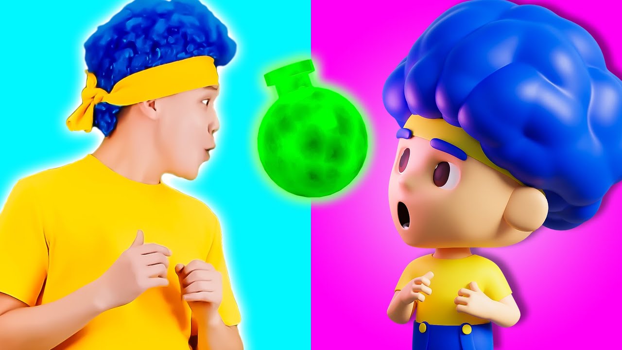 Magia convirtiéndose en nuevos héroes D Billions Canciones Infantiles