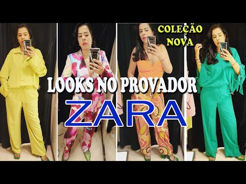 LOOKS NO PROVADOR DA ZARA COLEÇÃO NOVA