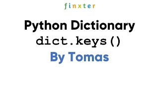 Python dict.keys() Method