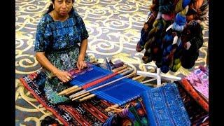 Emy, Mayan back strap loom weaver from Guatemala