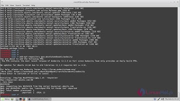 How to Install Audacity 2.2.1 in Linux Mint 18.3