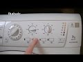 Hotpoint Aquarius WDL520 Washing Machine Demonstration