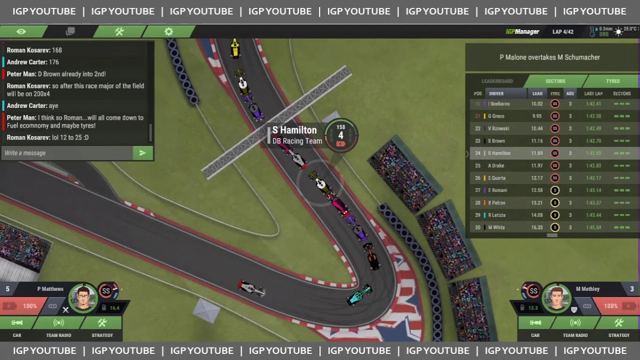 Igp Racing iGP YouTube World Championship | iGP Manager | S22. Round 16: United ...