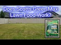 Does Scotts Green Max Lawn Food Fertilizer Work? - 1 Week Test,  See The Results.