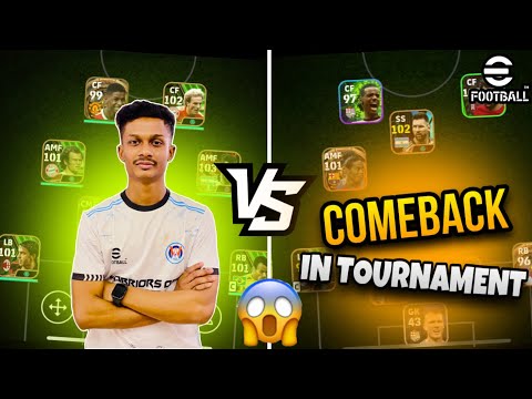 COMEBACK IN TOURNAMENT MATCH | EFOOTBALL MOBILE | NIYAJ GAMING