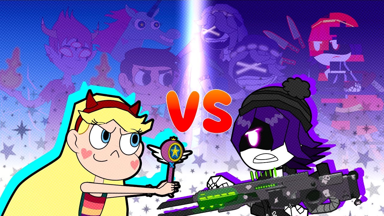 STAR BUTTERFLY VS UZI DOORMAN | Crossover Animation [ENDING A]