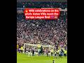 🔥 Wild celebrations on the pitch: Aston Villa reach the Europa League final 💜🏟️#skills #football