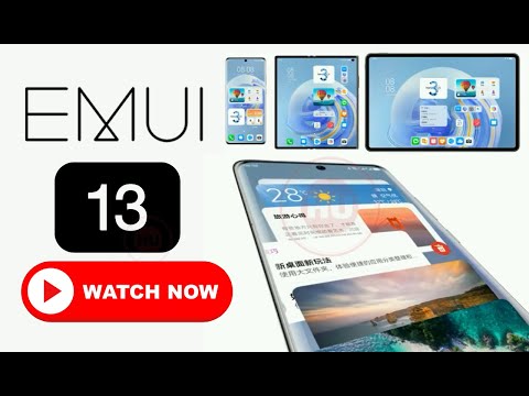 EMUI 13 widgets and UI look