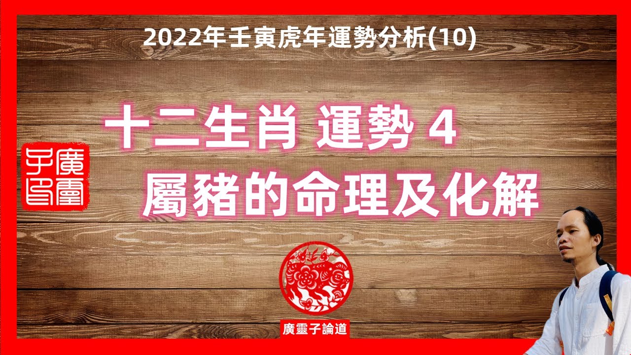 生肖屬豬22年運程解析 22年壬寅亥猪虎年犯太歲 犯太歲化解方法 生肖豬的月份 Youtube