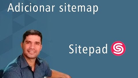 Adicionar sitemap  com sitepad