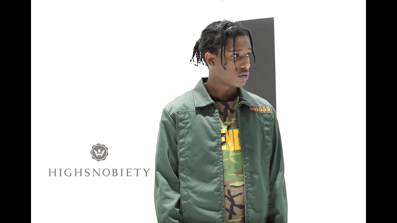 ASAP Rocky Pops in Neon Green Louis Vuitton Sneakers & Mixes Prints –  Footwear News