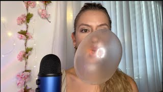 ASMR Hubba Bubba Max🍒🍋 | Blowing BIG Bubbles 