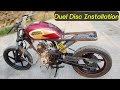 Rebuild part 7 Rear Disc Brake installation in boxer | Dual disc in 100 cc bike