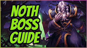 WoW Classic Naxxramas Boss Guide - Noth the Plaguebringer