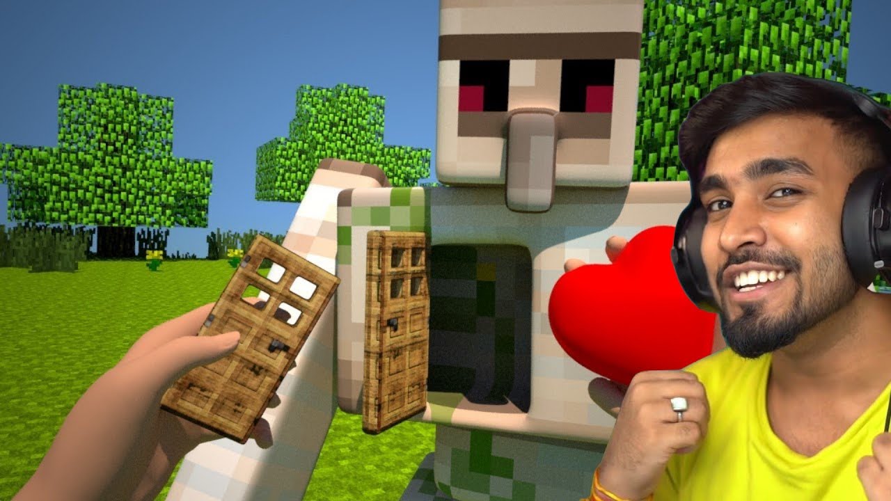 REALISTIC Iron Golem Life Minecraft Animation In Hindi 1 YouTube