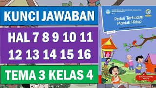 Kunci Jawaban Tema 3 kelas 4 Halaman 7 8 9 10 11 12 13 14 15 16