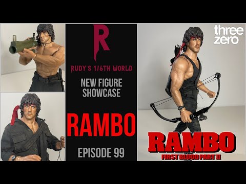 THREE ZERO: JOHN RAMBO (RAMBO: FIRST BLOOD PART 2): NEW FIGURE SHOWCASE ...