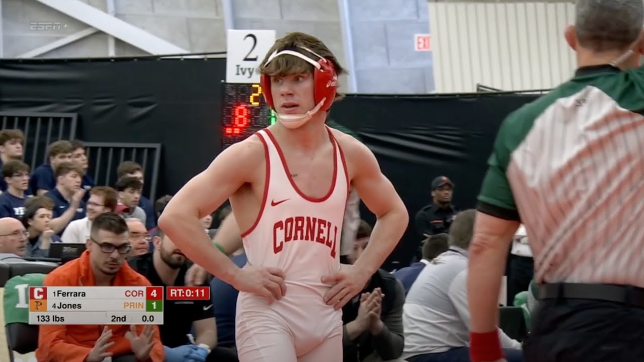 133lbs Tyler Ferrara (Cornell) vs Dan Jones (Princeton)