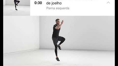Avanço com elevação de joelhos