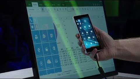 Hands-on with Continuum on Windows 10 Mobile