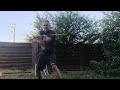 Ukrainian martial arts. Робота коротким і довгим мечем. Work with a short and long sword.