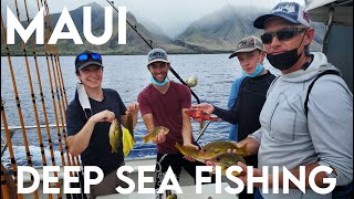 Maui Fishing Adventure | Deep Sea Catch, Humpback Whales & Shark Sighting