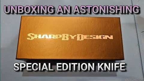 Unboxing the Sharp By Design Mini Evo Special Edition