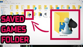 WHERE / HOW  To Find saved games folder on PC / WINDOWS screenshot 1