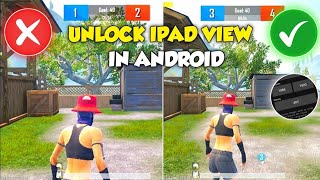 iPad View Pubg ✅ HOW TO GETI IPAD VIEW in ALL ANDROID DEVICES 😱 PUBG MOBILE screenshot 3