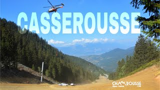 CHAMROUSSE | le montage du  pylône de Casserousse
