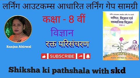 विज्ञान वर्कशीट पेज 111 से 113 तक कक्षा 8 वीं # रक्त परिसंचरण #