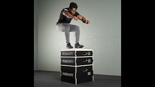 Wooden Anti Slip Stackable Plyo Boxes | Mirafit screenshot 2