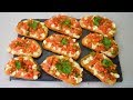 Брускетта - это БОМБА-закуска! Нереально вкусные бутерброды!