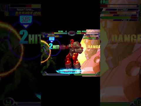 MvC2: Josh 360 - Sentinel FS Combo to Wakeup Unblockable 100% Sequence .:6.20.23:.