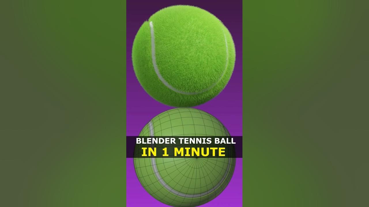 Realistic 3D Tennis Balls - Blender - 4 in 1 | 3D model