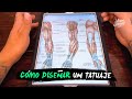 Cómo DISEÑAR un TATUAJE para un Brazo Completo Estilo JAPONES en Ipad Pro // PROCREATE